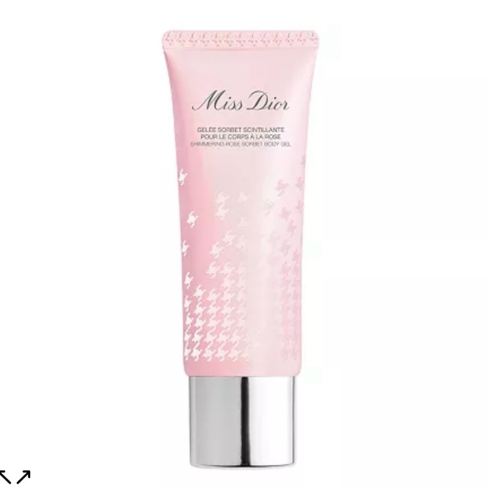 Miss Dior Shimmering Rose Sorbet Body Gel, 2.5 floz New